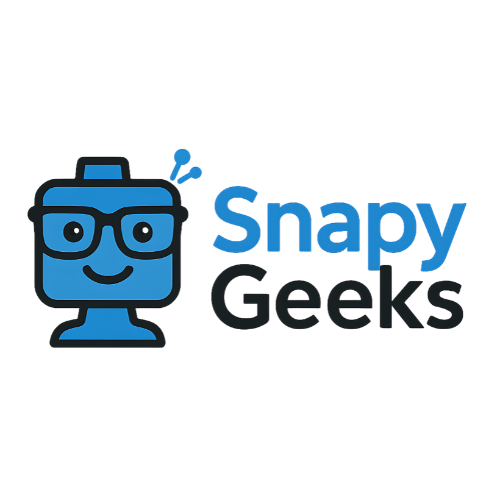 logo snapy geeks